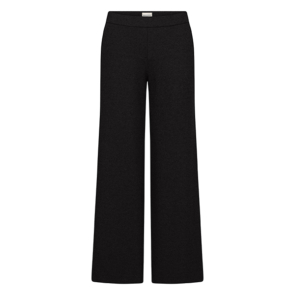 Naley Bonded Wool Flannel Black Coffee