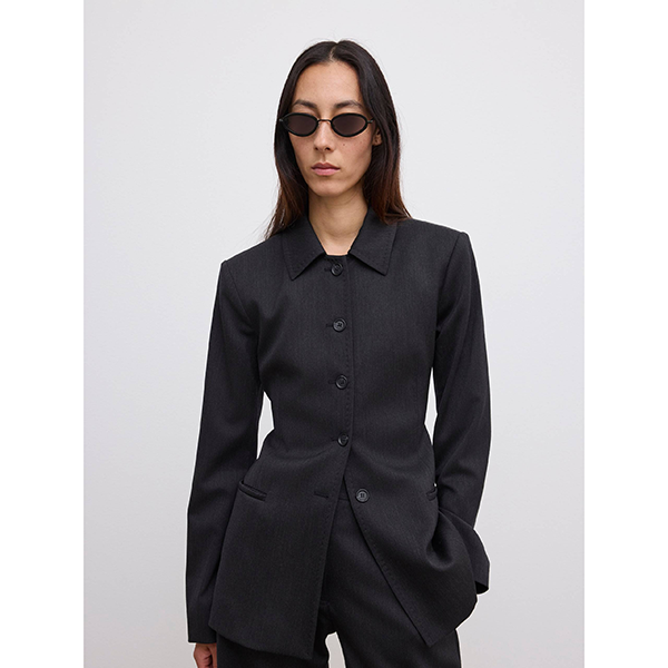Slim Tailored Blazer Antracite Grey
