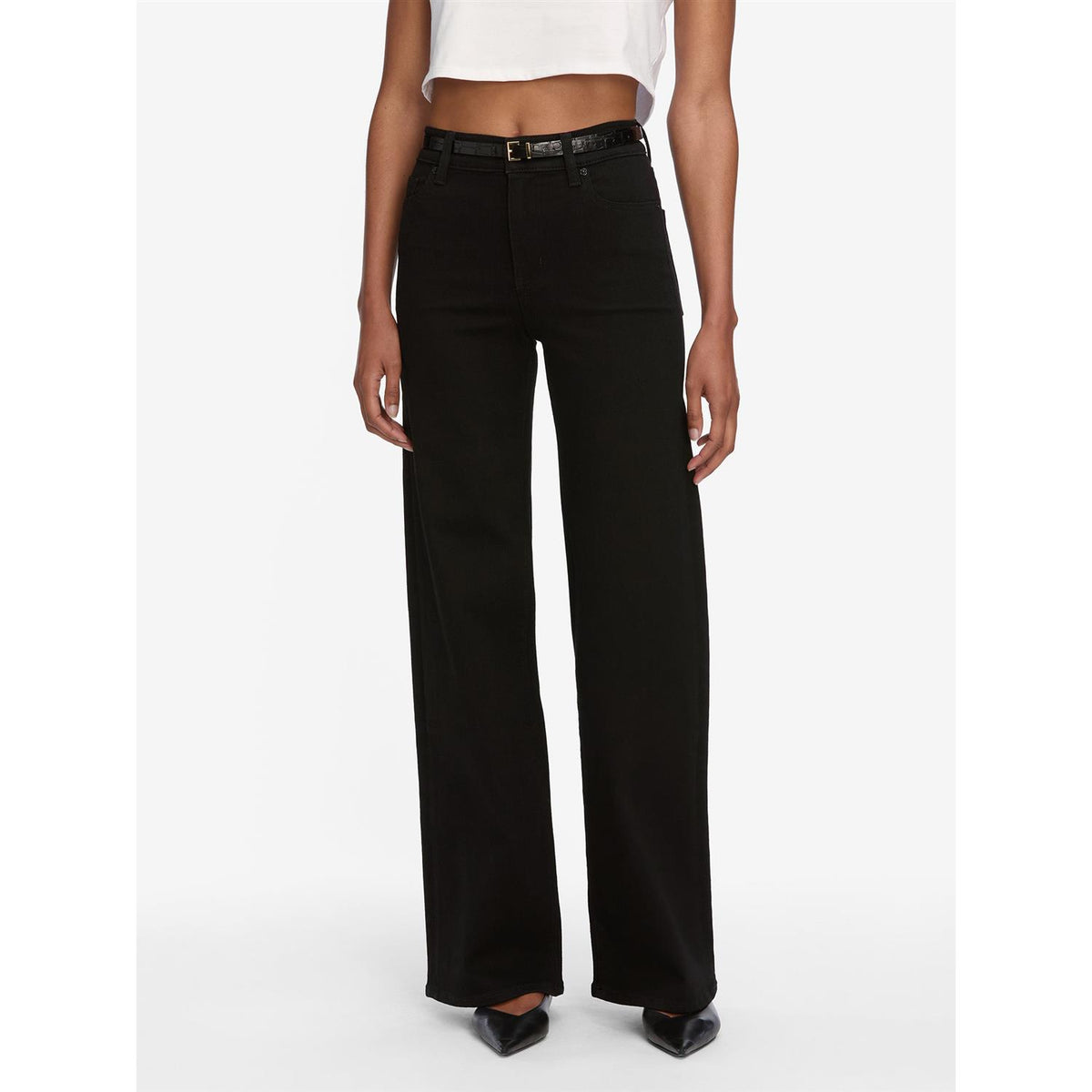 Le Slim Palazzo Long Black