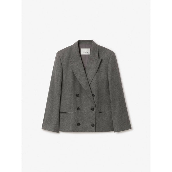 DB Flannel Blazer Light Grey Melange