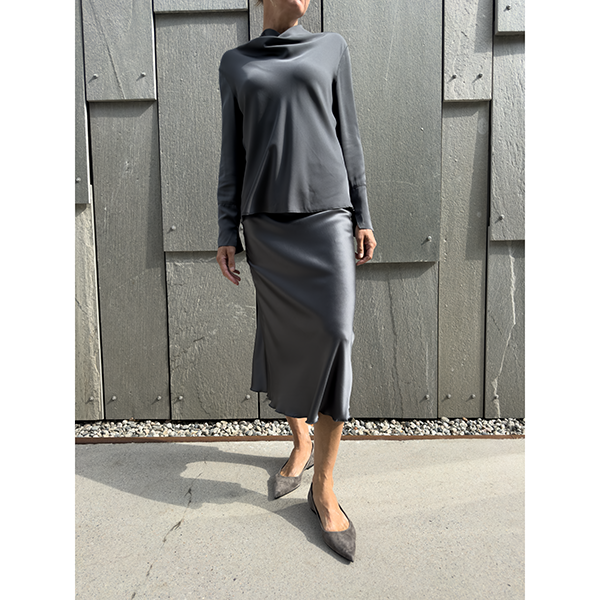 Ayumi Blouse Dark Grey