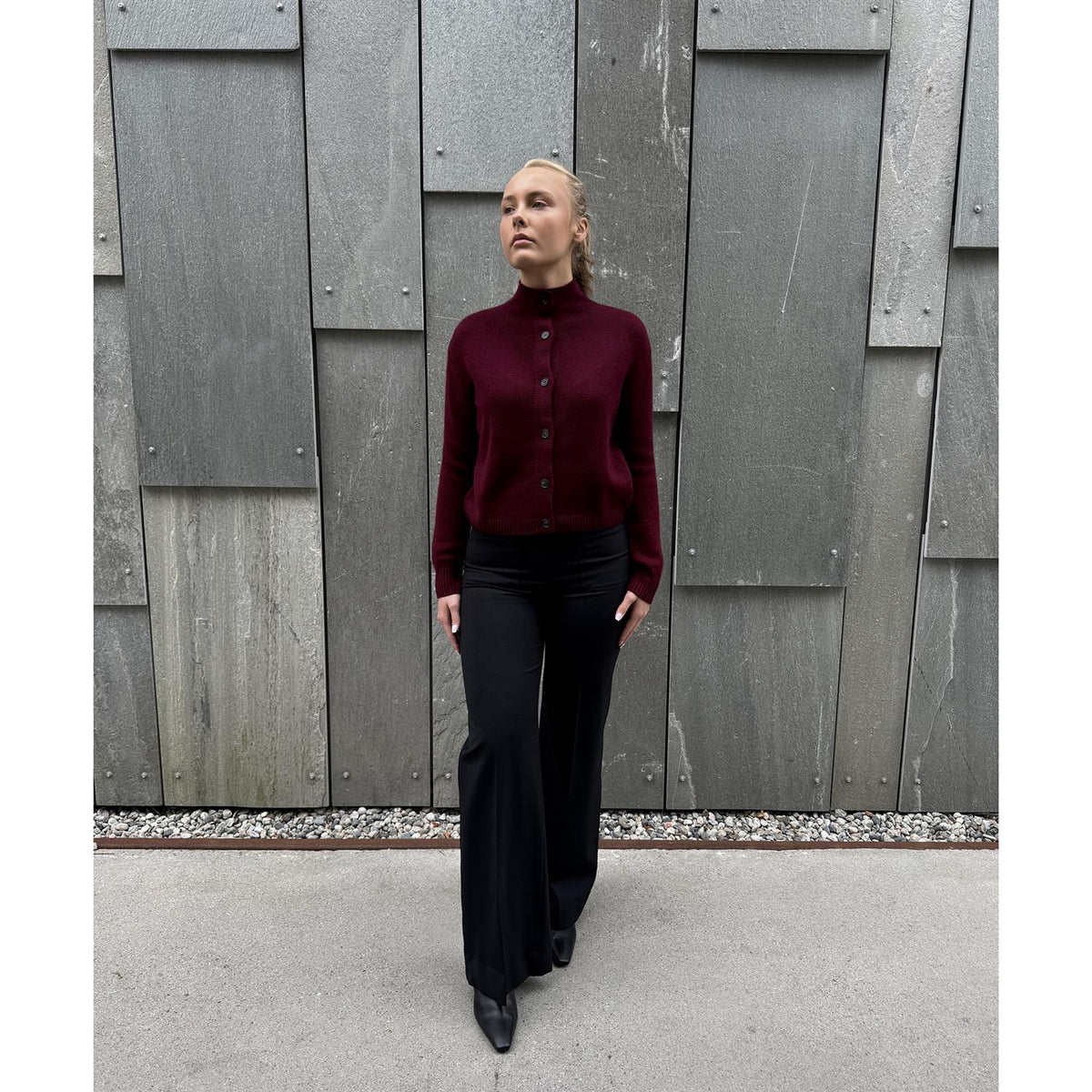 Zirelle Cardigan Deep Plum