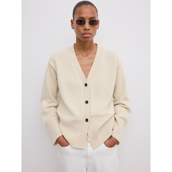 Cashmere Cardigan Off White