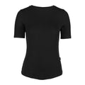 Sina Rib Tee Black