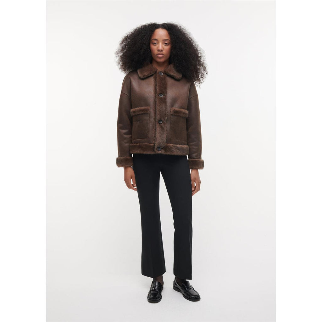 Faje Faux Mink Jacket Choco