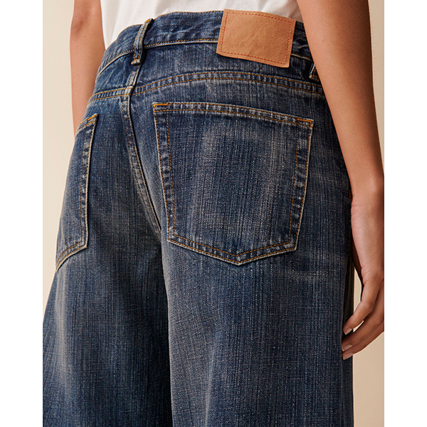 Kyoto Jeans Dark Blue Righe