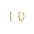 Celeste Hoops L Gold