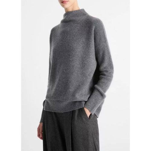 Boiled Funnel Nk Pullover H. Graphite