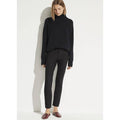 High Waist Cigarette Pants Black