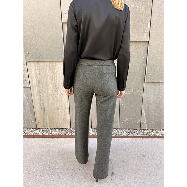Naley Bonded Wool Flannel Grey