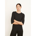 Elbow Sleeve Crew Modal Coastal Blue