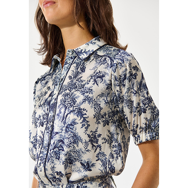 VioletaDEA Blouse Royal Garden Ink