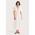 Grace Midi Dress White