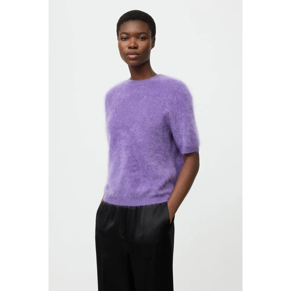 Brushed Short Sleeve Fresh Purple