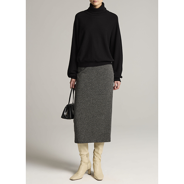 Dolman Turtleneck Sweater Black