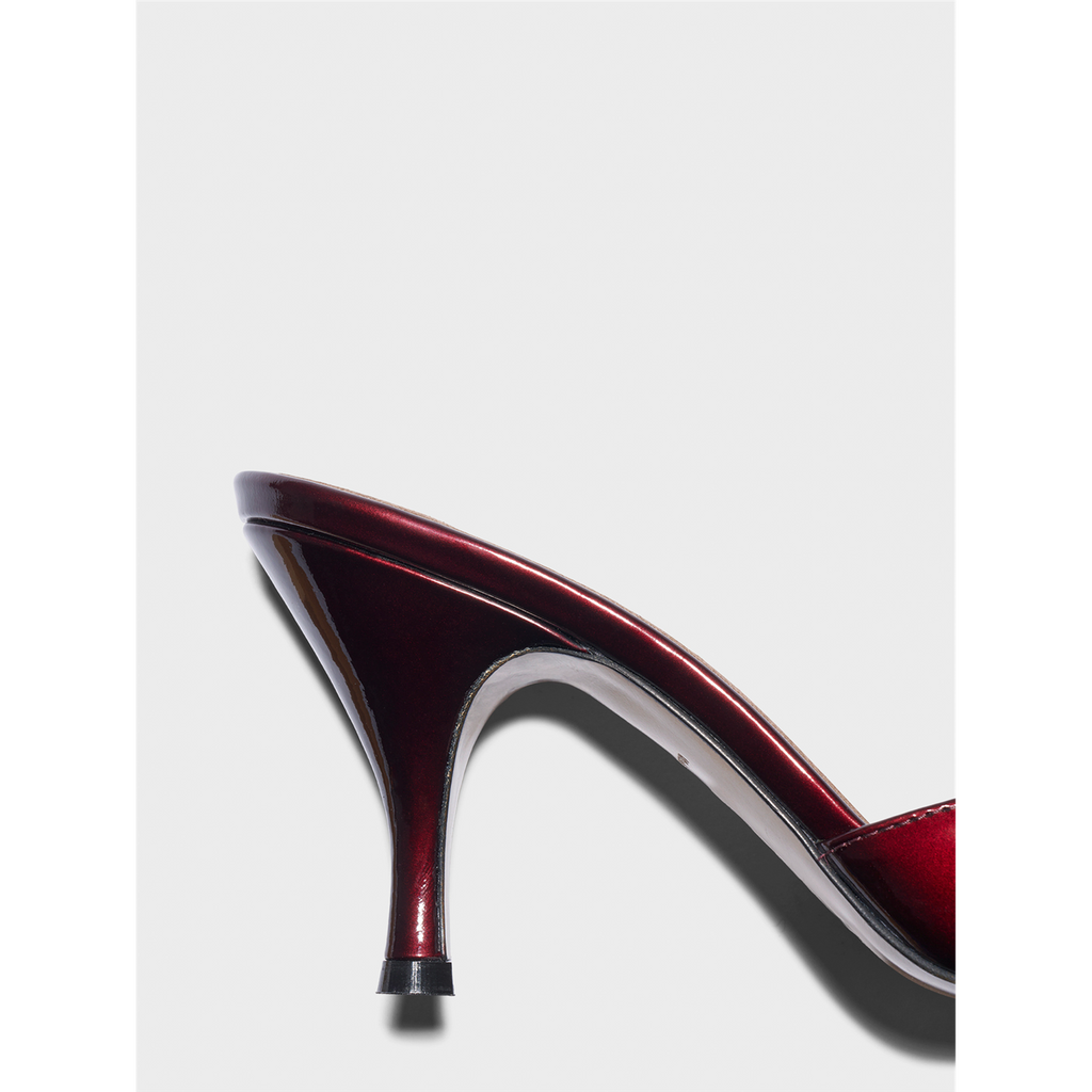 Samia Patent Leather Mule Port