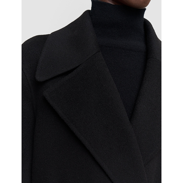 Arlina Double Face Cashmere Coat Black