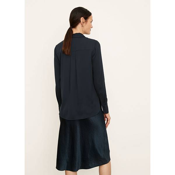 Slim Fitted Blouse Coastal Blue