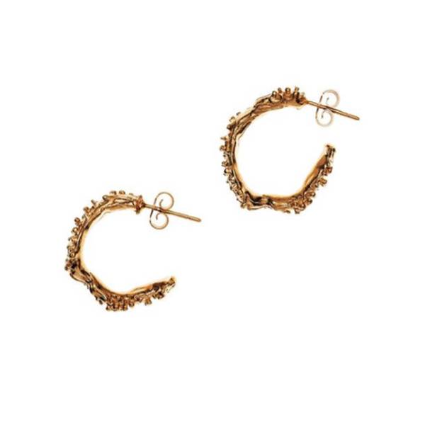 The Lunar Rocks Hoop Earrings