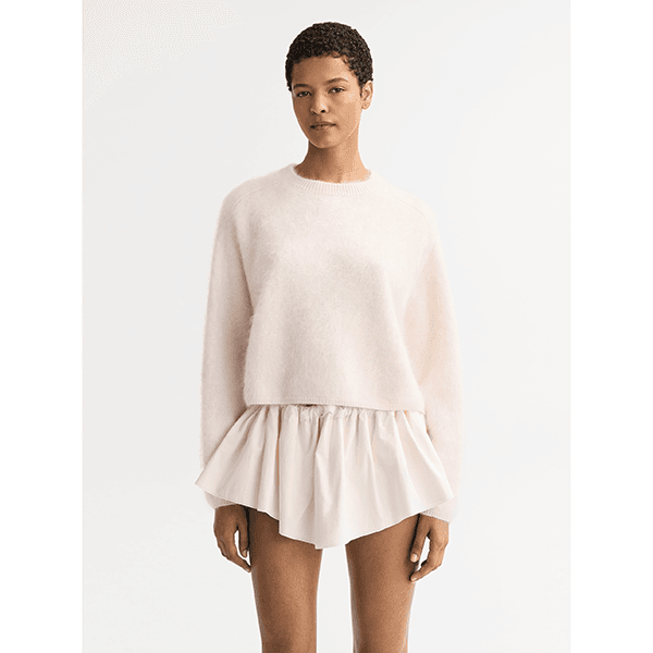Brushed Crewneck Powder