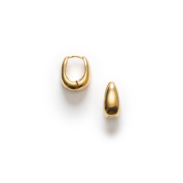 Golden Curve Hoops Petit