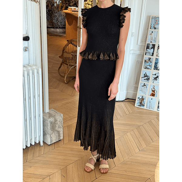 Leila SL Top Noir