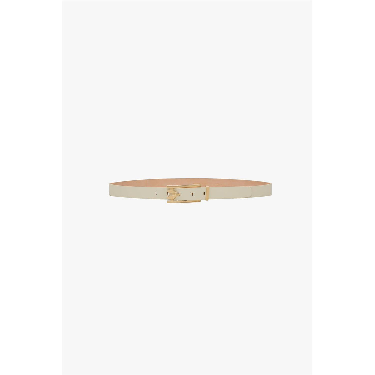 Dorian Pin Buckle Belt Ivory