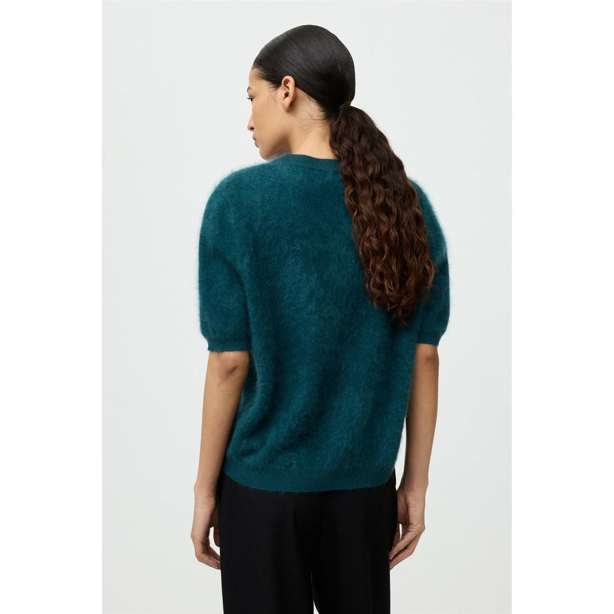Brushed Short Sleeve Teal