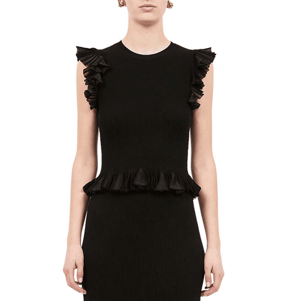 Leila SL Top Noir