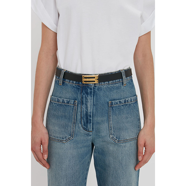Regular Dorian Frame Belt Black Gold