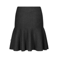 Triny Merino Skirt Dark Grey Melange