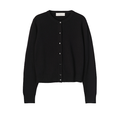 Classic Wool Cardigan Jet Black