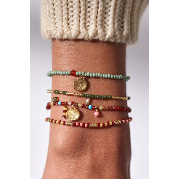 Peyote Bracelet Apple Green