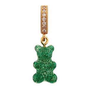 Nostalgia Bear Pave Connector Green Haze