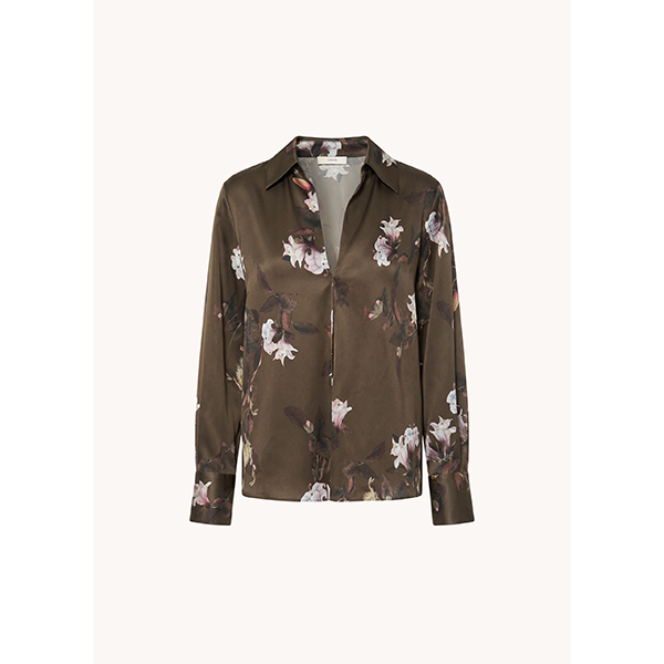 Lily Vine Bias Blouse Cypress Lily