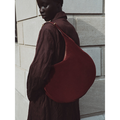 Moon Hobo Suede Maroon