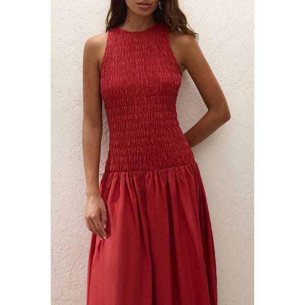 Sanchia Midi Dress Chilli