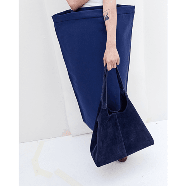 Cabas Supple XL Suede Deep Sea