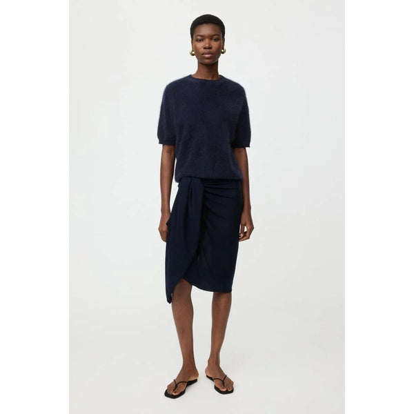 Brushed Short Sleeve Navy