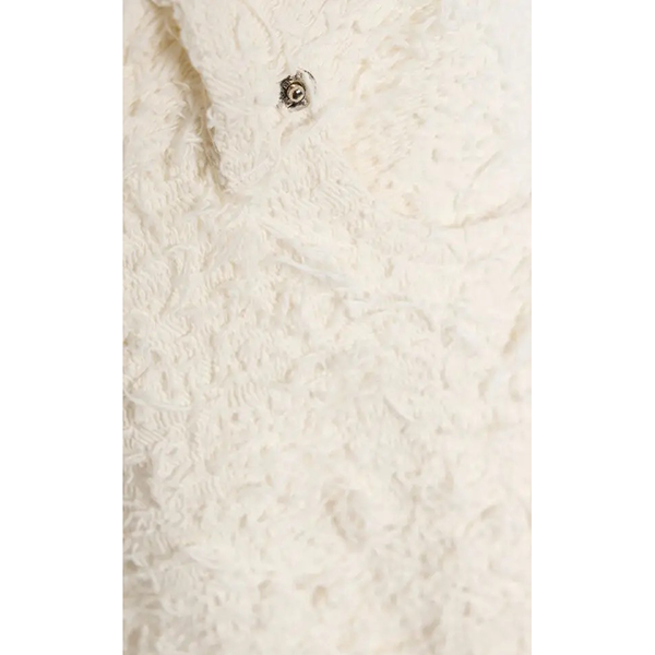 Clyde Double Fur Denim Off White
