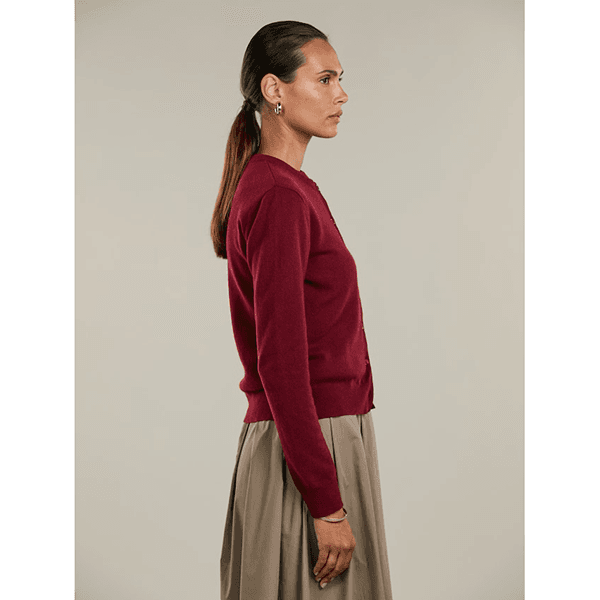 Judith Cardigan dark red