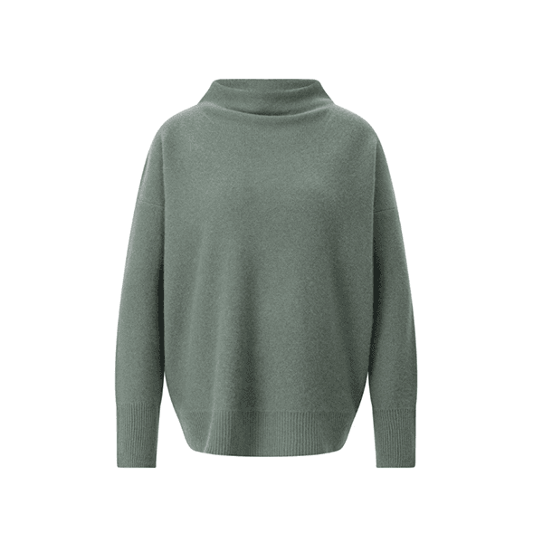 Boiled Funnel Nk Pullover Deep Patina