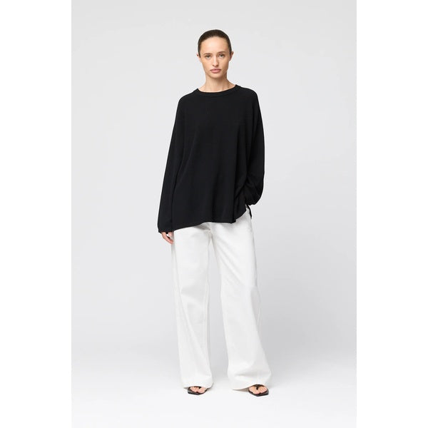 Roma Wool Sweater Jet Black