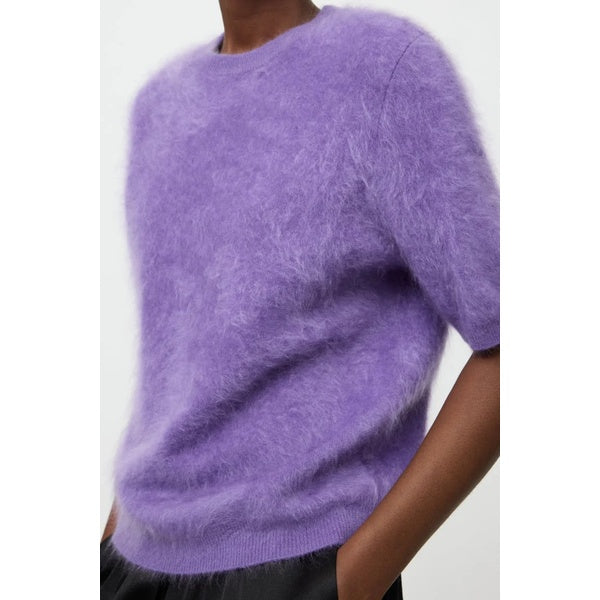 Brushed Short Sleeve Fresh Purple