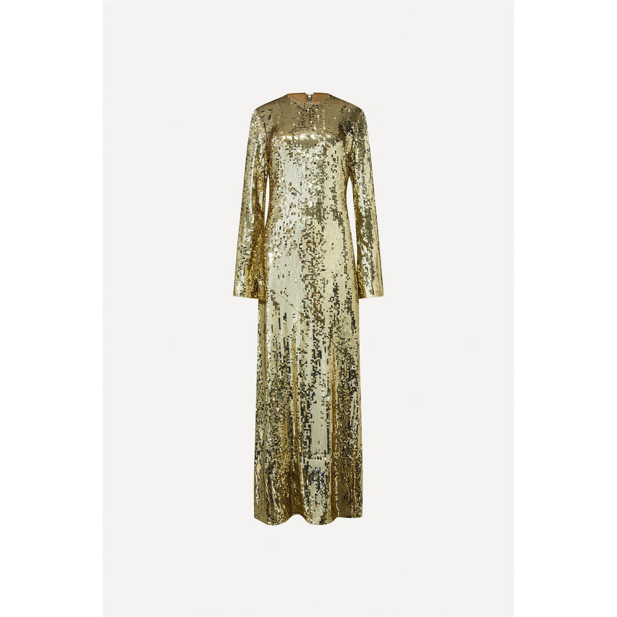 Sequins Maxi Dress Gold