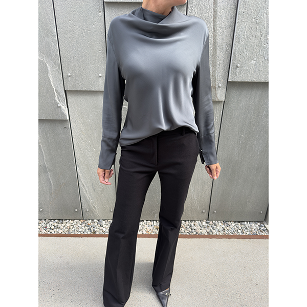 Ayumi Blouse Dark Grey