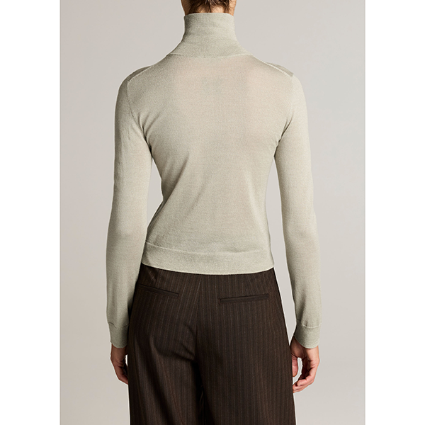 Slim Turtleneck Stone Sage