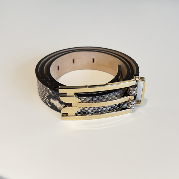Dorian Pin Buckle Belt Natural Brown
