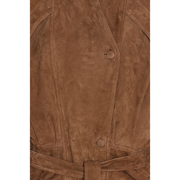 Suede Bomber Jacket Bison