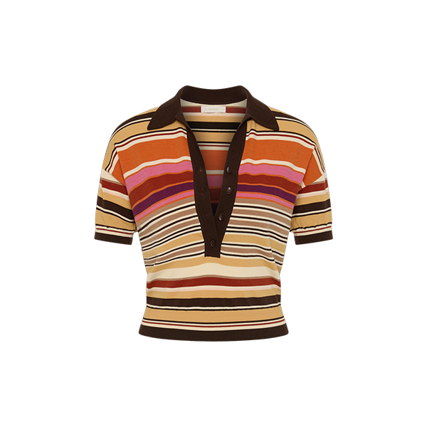 Sable Polo Shirt Murano Stripe